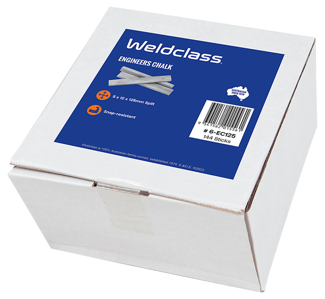 Weldclass 6-EC125 Chalk 12x5x125mm Split -Box 144 pcs