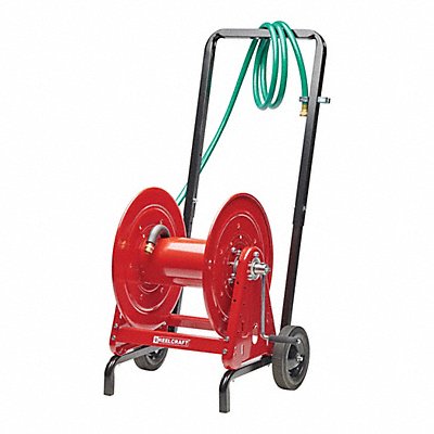 REELCRAFT 600966 Hose Reel with Cart Carbon Steel Red