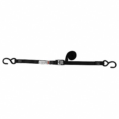 LIFT-ALL 60111 Tie Down Strap S-Hook Black