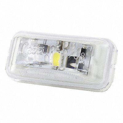 GROTE 60421 Courtesy Light Rectangular Clear White