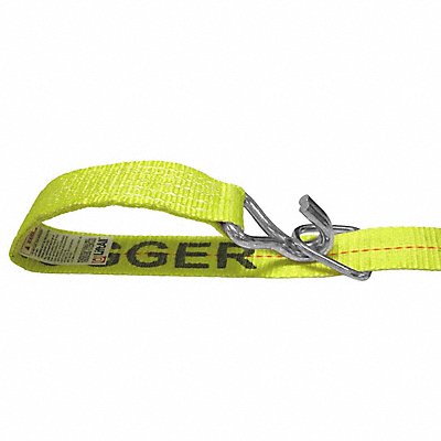 LIFT-ALL 60516 Tie Down Strap Wire-Hook Yellow