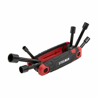 STEELMAN 60712 Universal Folding Nut Driver Set
