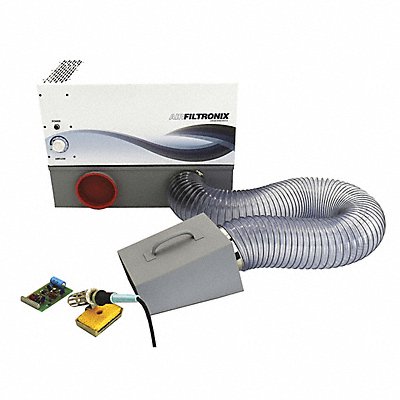 GLAS-COL 200AHS3000A1 Fume Extractor 5 ft L Hose 5 in Dia