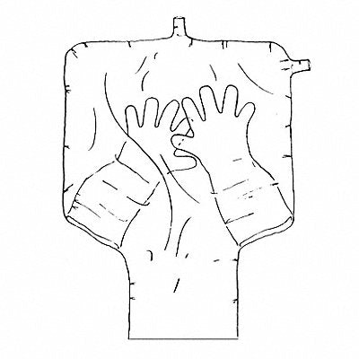 GLAS-COL 108DX1717H Glove Bag PK6