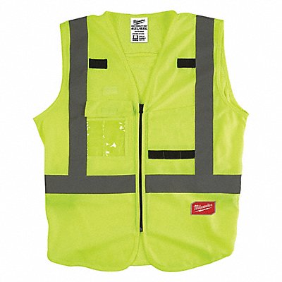MILWAUKEE 48735024 Safety Vest High Visibility Yellow