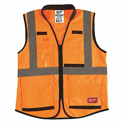 MILWAUKEE 48735094 Safety Vest High Visibility Orange