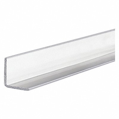 GRAINGER BULKPAPC5 K6895 Angle Polycarbonate 1ftL 0.05 T 1 x1 Leg
