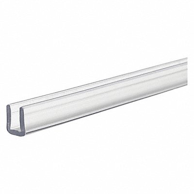 GRAINGER BULKUCPC7 U Channel Polycarbo Clear 2ftL 0.3 Leg