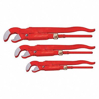 ROTHENBERGER 70130X Pipe Wrench Set Professional Three-Part