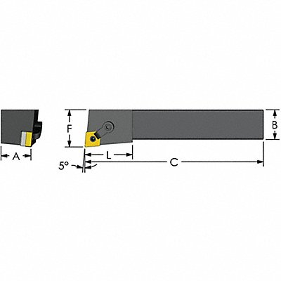 ULTRA-DEX USA MCLNL164D Indexable Profiling EM 100.00mm PRC
