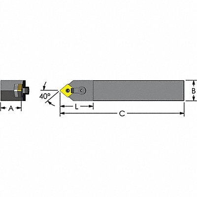ULTRA-DEX USA MCMNN204D Indexable Profiling End Mill 1 PHC
