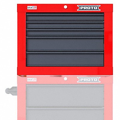 PROTO JSTV2720CS05RG Gloss Red Heavy Duty Top Chest