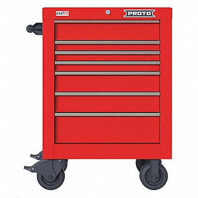 PROTO JSTV2739RS07RD Rolling Tool Cabinet Red Heavy Duty