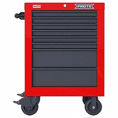PROTO JSTV2739RS08RG Rolling Tool Cabinet Red Heavy Duty