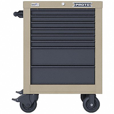 PROTO JSTV2739RS08DT Rolling Tool Cabinet Tan Heavy Duty