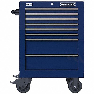 PROTO JSTV2739RS08BL Rolling Tool Cabinet Blue Heavy Duty