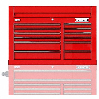 PROTO JSTV4228CD12RD Gloss Red Heavy Duty Top Chest