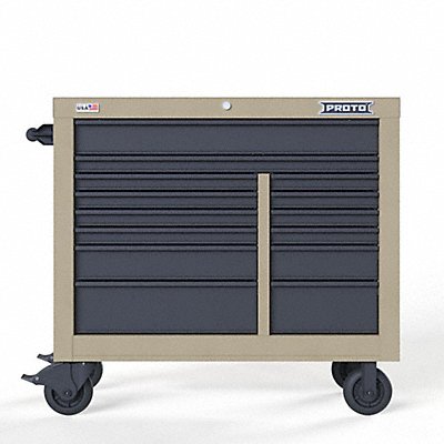 PROTO JSTV4239RD14DT Rolling Tool Cabinet Grey Heavy Duty
