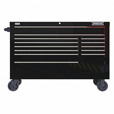 PROTO JSTV5539RD13BK Rolling Tool Cabinet Black Heavy Duty