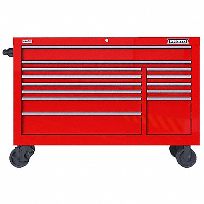 PROTO JSTV5539RD13RD Rolling Tool Cabinet Red Heavy Duty