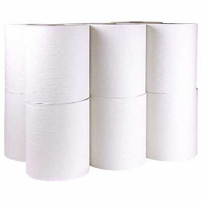GRAINGER 60FG12 Paper Towel Roll Hardwound White PK12