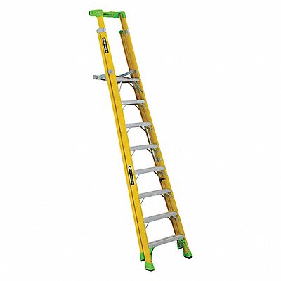 LOUISVILLE LADDER FCP1408HD Platform Stepladder 11 ft 3 H