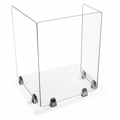USA INDUSTRIALS BULKPDCRD13 Plastic Classroom Desk Dividers PK6
