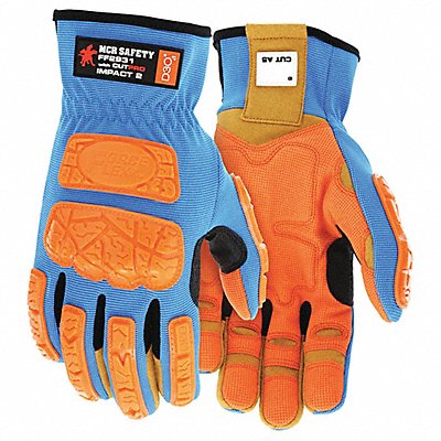 MCR SAFETY FF2931XL Impact Resistant Glove XL Full Finger PR