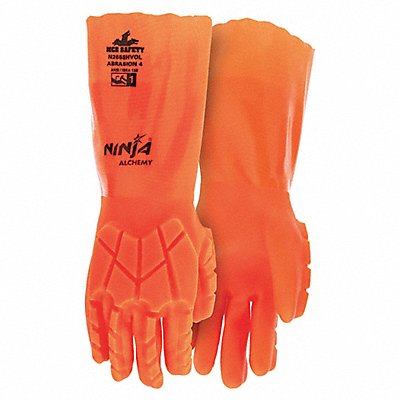 MCR SAFETY N2658HVOXL K2812 Chemical Resistant Glove XL Orange PR