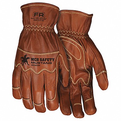 MCR SAFETY MU3624KXXL K2762 Leather Gloves Brown 2XL PR