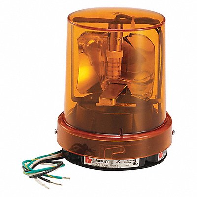 VITALITE 121SLED120AM1 Warning Light Amber LED 5-1/8 D