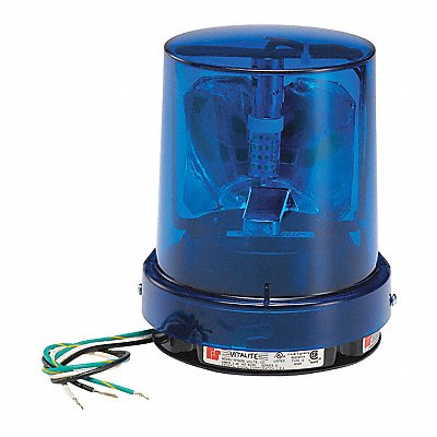 VITALITE 121SLED120B Warning Light Blue LED 5-1/8 D 6-1/4 H