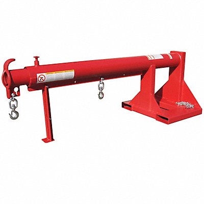DAYTON 60JC95 Fork Truck Boom 6 000 lb Red