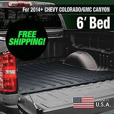 BOOMERANG RUBBER TM634BAGGED Truck Bed Mat Black Unfinished Rubber