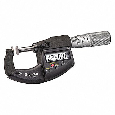 STARRETT 7561FL1 Digital Disc Type Micrometer