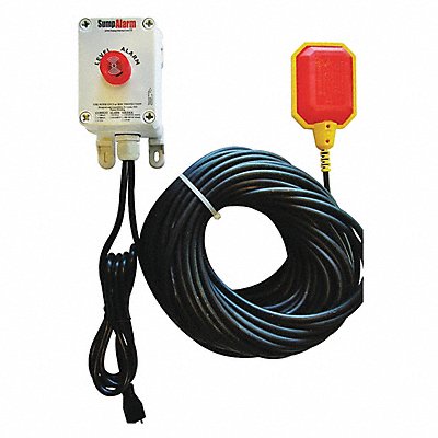 SUMP ALARM SA120V1L100 HighWaterAlarm Audio Visual 120VAC 6ft