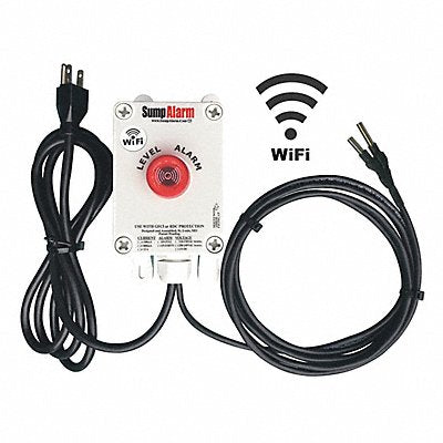 SUMP ALARM SA120V2L10CWIFI High Water Alarm Audio Visual 120VAC 6ft