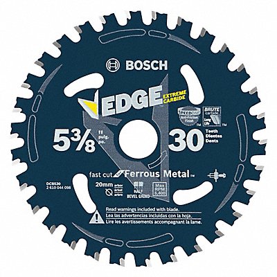 BOSCH DCB530 Circular Saw Blade 5 3/8 in 30 Teeth