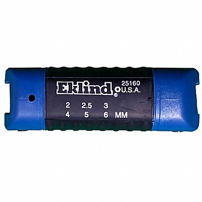 EKLIND 25160 Hex Key Folding Set Security 6 Pieces