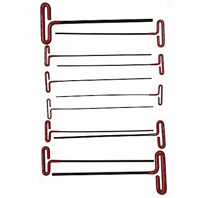 EKLIND 53211 Hex Key Set SAE Cushion Grip 11 Pieces