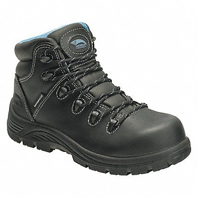 AVENGER SAFETY FOOTWEAR A7127 6-Inch Work Boot M 6 Black PR