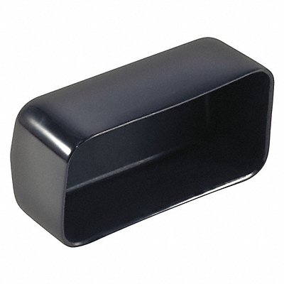 CAPLUGS VRF2000X35001699190563 Vinyl Rectangular Cap Flat End PK50