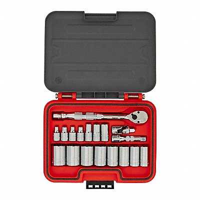 PROTO J52119AS Socket Set 3/8 Drive 19 pcs. SAE
