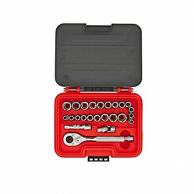 PROTO J52325S Socket Set 3/8 Drive 25 pcs. 6 Point