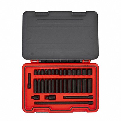 PROTO J72233IM Socket Set 3/8 Drive 33 pcs. Metric