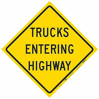 CONDOR 60MM19 Reflective Aluminum Traffic Sign Metal
