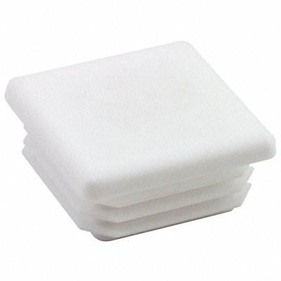 CAPLUGS SQR1141420WHT636267JB Square Furniture Glide PK1000