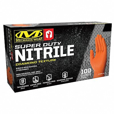 MECHANIX WEAR D0109009100 Nitrile Gloves M PK100