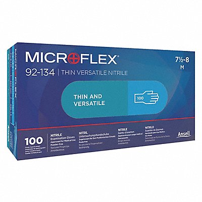 MICROFLEX 92134 Exam Glove Nitrile Size 5-1/2-6 PK100