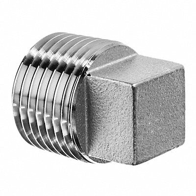 GRAINGER ZUSAPF9588 Square Head Plug Aluminum 4  MNPT